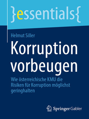 cover image of Korruption vorbeugen